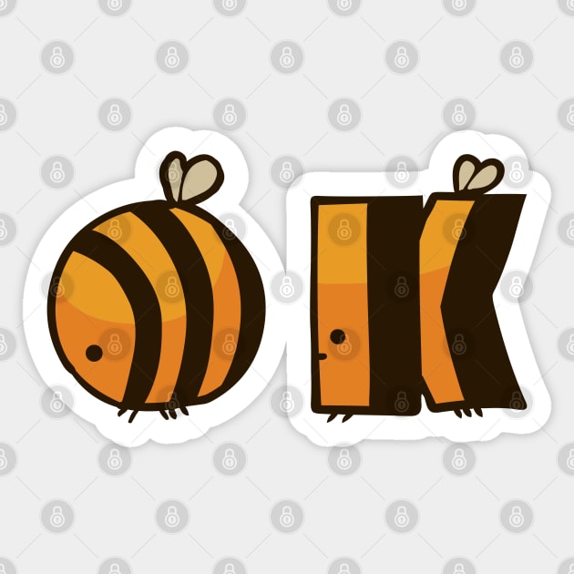 Everything will bee OK Sticker by huebucket